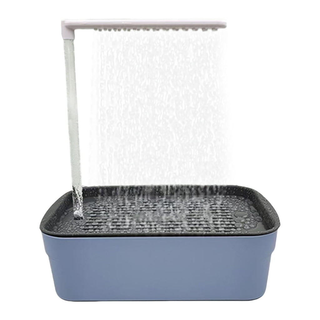 Automatic Bird Fountain Bird Shower Recirculating Fountain for Small Pet Birds Fountain Pet Bird Bath Tub