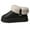 Black, variant on Womens Winter Boots Snow Shoes for Women Slip On Warm Slippers Warm Boots Wide Width Low Heel Snow Shoes Insulated Faux Fur Lined Winter Indoor & Outdoor Boots
