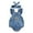 Blue, variant on Summer Saving! Yievot Infant Girls Summer Bodysuit Sleeveless Cartoons Printed Newborn Jumpsuit Clothes,2Pcs Set 3-24 Months On Clearance