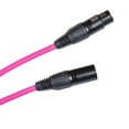 thumbnail image 7 of (2) Clutch 10' Pink Sure-Fit XLR Female to XLR Male Microphone / Speaker Cables Package, 7 of 7
