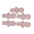 thumbnail image 3 of Almohadillas Menstruales Para Mujer, Evitan Que Se Deslicen Almohadillas Sanitarias Reutilizables Múltiples Capas Fuerte Absorción De Agua Botón De Fibra De Bambú Fijación ANGGREK Rosa, 3 of 8