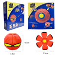 thumbnail image 4 of Pelota de fútbol deformable, pelota de ventilación con luz, pelota mágica de platillo volador, juguete Frisbee, pelota para padres e hijos, juguete para pisar, 4 of 5
