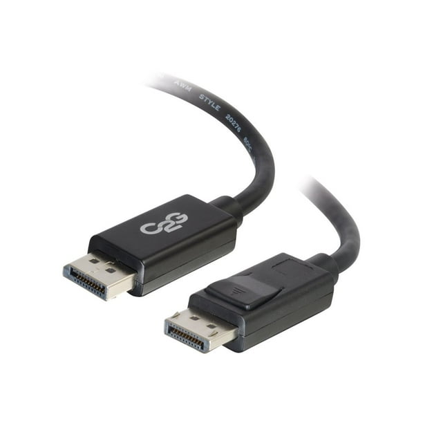C2G DisplayPort Ultra Définition 25ft 25 ft Câble Haute avec Verrous - Câble DisplayPort 8K - M/M - Câble DisplayPort - DisplayPort (M) to DisplayPort (M) - - Loquet - Noir