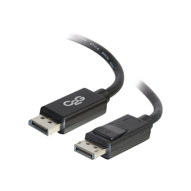 C2G 25ft Ultra High Definition DisplayPort Cable with Latches - 8K DisplayPort Cable - M/M - DisplayPort cable - DisplayPort (M) to DisplayPort (M) - 25 ft - latched - black