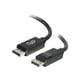 C2G DisplayPort Ultra Définition 25ft 25 ft Câble Haute avec Verrous - Câble DisplayPort 8K - M/M - Câble DisplayPort - DisplayPort (M) to DisplayPort (M) - - Loquet - Noir – image 1 sur 6