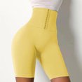 thumbnail image 2 of cfhntfmh Baby Shape for Women High Waisted Yoga Shorts Fitness Shapewear Breathable Knee Length Shorts, 2 of 4
