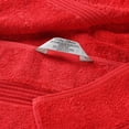 thumbnail image 6 of Superior Egyptian Cotton Absorbent Red Bath Towel Set of 4, 6 of 13