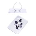 thumbnail image 2 of 2PCS Nail Art Ring Stainless Steel Pallet Professional Nail DIY Art Design Paint Color Mixing Metal Tool, 2 of 7