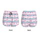 thumbnail image 3 of Balery Flamingo1 Pantalones cortos deportivos para mujer con forro y dos bolsillos, elásticos, para entrenamiento, gimnasio, yoga-Medium, 3 of 7