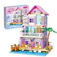 thumbnail image 1 of Set de construcción PUSITI Seaside Villa 573 piezas para niñas mayores de 6 años, 1 of 7