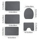 thumbnail image 3 of Juego de alfombras de baño de espuma alfombras de baño de una pieza con forro polar grueso y suave absorbentes de agua y lavables a máquina con reverso antideslizante para mayor, 3 of 9