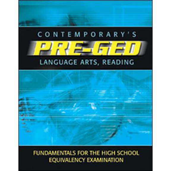 Pre-Owned Contemporary's Pre-GED Series: Contemporary Pre-GED Language Arts and Reading (Paperback)