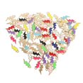 thumbnail image 1 of Charms For Earrings Jewelry Making 100Pack -Shaped Durable Assorted Color Ideal For Kids And Friends, 1 of 4