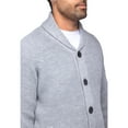 thumbnail image 7 of X RAY JEANS Mens Shawl Collar Cardigan, Light Grey, L, 7 of 7