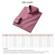 thumbnail image 4 of Camisa de vestir para hombre, sin arrugas, fácil cuidado, color puro, solapa, manga larga, blusa de negocios para el trabajo en casa, 4 of 4