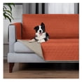 thumbnail image 1 of Protector de Sala 3 Pzas Reversible Pinsonic, Real Textil (Naranja - khaki, ch/m/g), 1 of 7