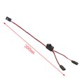 thumbnail image 3 of Black Plastic Remote Control Switch for FUTABA/JR Receivers - BJM531 Model, 30cm Length, Light Power Control Function, Compact 8x7x1cm Package, 12g Weight, Includes 1 Switch, 3 of 6