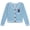 Light Blue Bluey, variant on Bluey Big Girls' Varsity Cardigan Sweater Light Blue