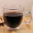 thumbnail image 4 of Double Wall Glass Heat Resistant Brosilicate Glass Cups for Espresso Coffee Cup Set Drinkwares Tea Mugs 150ml/250ml/350ml/450ml, 4 of 4