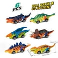 thumbnail image 2 of Fangsheng Dinosaur Toys for Kids 3-5 Pull Back Cars 6 Pack - Dino Trucks Toys for 3 4 5 Year Old Boys Birthday, 2 of 6