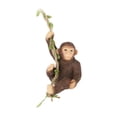 thumbnail image 1 of Colgadores de animales para jardín, decoración de resina, adornos artesanales, regalo, decoración creativa para jardín. Orangután, 1 of 8