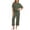 *Green, variant on Women's 2 Piece Loungewear Set,Short Sleeve Crew Neck Top and DFrayedstring Waist Capri Pants,Casual Summer Outfit Black,Women's Plus M