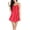 Red, variant on Luxtrada Womens Silk Chemise Sexy Satin Slim Fit Slips Nightwear Sleepwear Nightdress Sexy Pajamas Dress