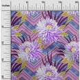 thumbnail image 2 of oneOone Silk Tabby Medium Blue Fabric Florals Sewing Craft Projects Fabric Prints By Yard 42 Inch Wide, 2 of 4