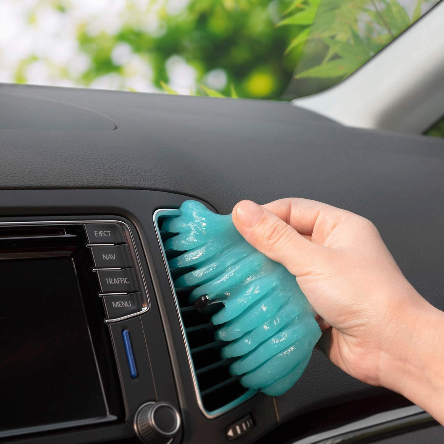 PC Car Cleaning Kit Universal Detailing Automotive Dust Car Crevice Cleaner Auto Air Vent Interior Detail Removal Putty Cleaning Keyboard Cleaner for Car Vents 【2022 Upgraded】Cleaning Gel for Car 