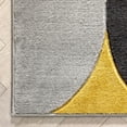thumbnail image 2 of Well Woven Hilda Gold Modern Geometric Circles & Boxes Pattern Runner Rug (2'7" x 7'3"), 2 of 8