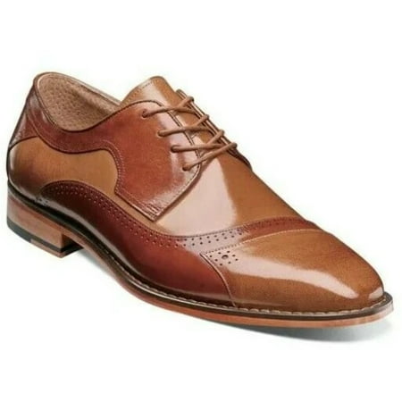 

Stay Adams Paxton Modified Cap Toe Oxford Dress Shoes Tan Multi 25467-238