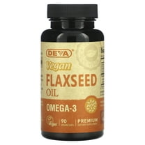 Vegan, Flaxseed Oil, Omega-3, 90 Vegan Caps