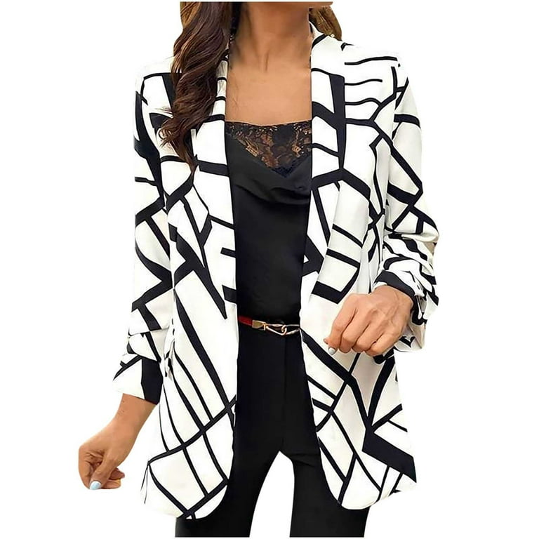 Blazer Jackets for Women Plus Size Fashion Women Solid Color Double Breasted Autumn And Winter Small Suit Jacket Chaquetas Blazer para Mujer Tallas