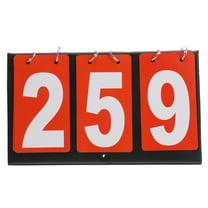 Zehuanyu Flip Scoreboard 3 Number Table Top Scoreboard Portable Score Board Score Flipper For Basketball Football Soccer
