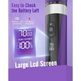thumbnail image 4 of Cat Grooming Clippers for Matted Long Hair, 5-Speed Cat Grooming Kit Cordless Low Noise Pet Hair Clipper Trimmer Shaver for Dogs Cats Animals (Purple), 4 of 7