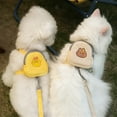 thumbnail image 3 of Sonew Arnés Para Chaleco Para Mascotas Con Mochila, Arnés Para Mochila Para Mascotas Con Correa Para Gatos, Perros Pequeños, Mini Portador, Bolsillo Para Mochila, Ideal Para, 3 of 7