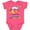 Vintage Hot Pink, variant on I Love My Peepaw to the Moon and Back Cute Sheep Boys or Girls Baby Bodysuit