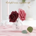 thumbnail image 4 of Flores artificiales Bleum Cade, rosas falsas, 16 unidades con tallos, 4 of 7