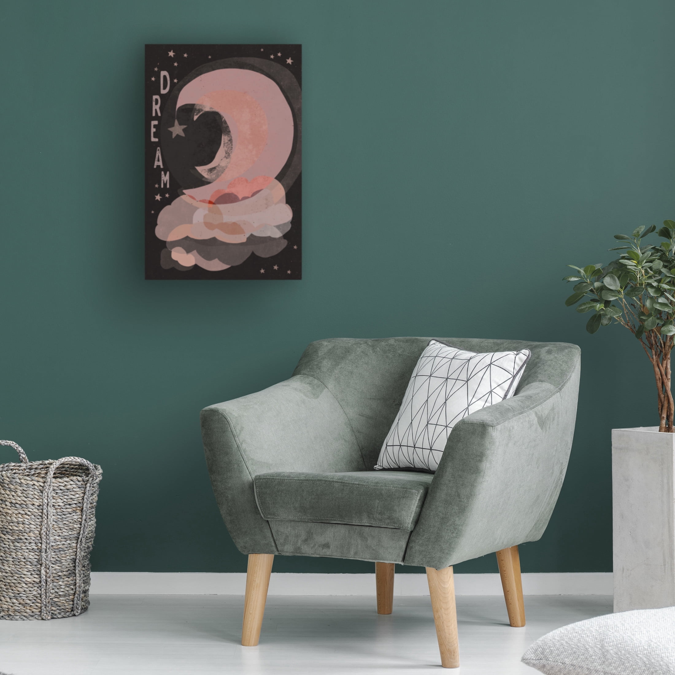 Canvas Wall Art - Treechild 'Dream (Dark Version)' Wall Art for Living Room, Bedroom, or Office D?cor by Trademark Fine Art - 30 x 47 Inches
