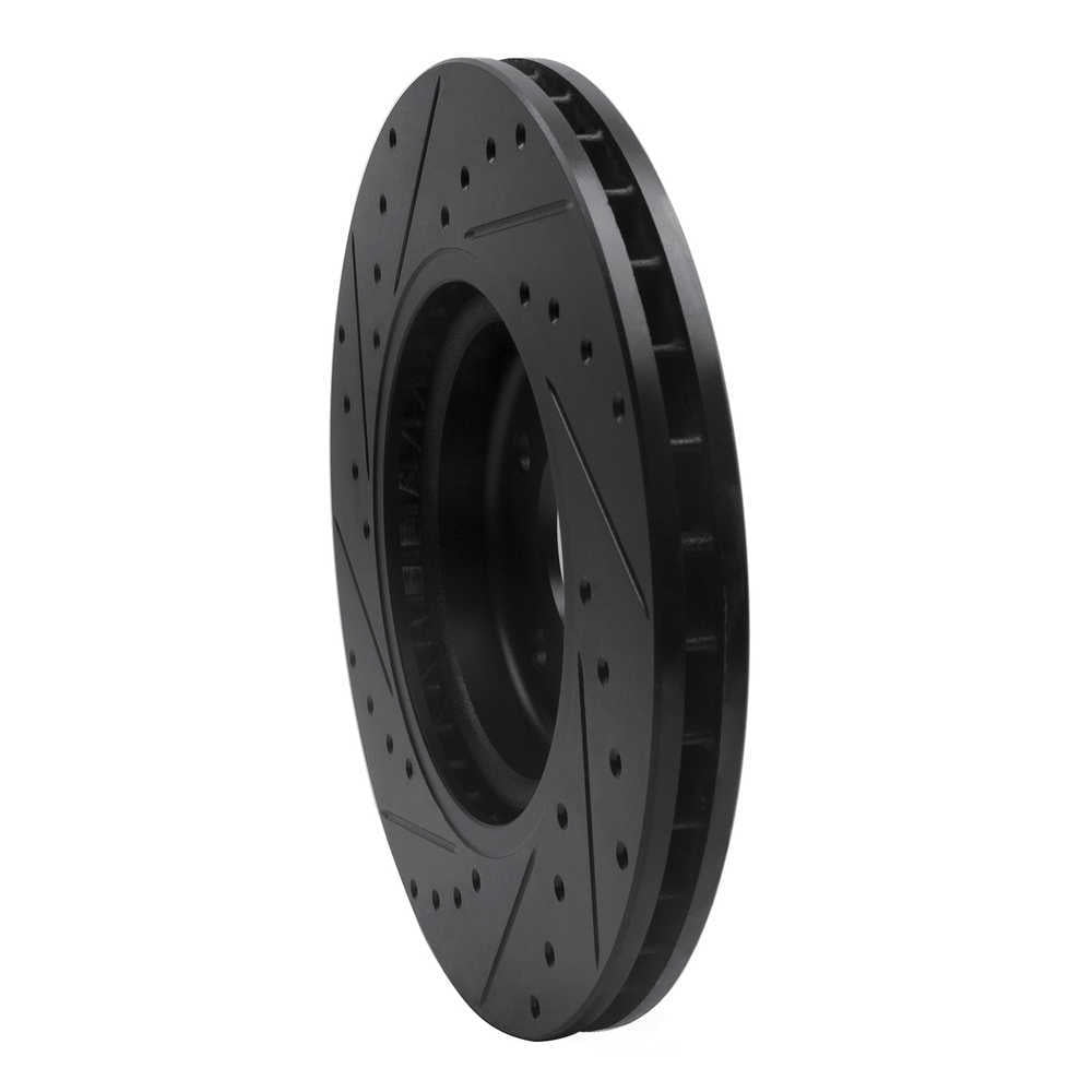 Dynamic Friction Company 633-20011R DFC Brake Rotor - Drilled And Slotted - Black