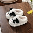 thumbnail image 2 of HCNTES Toddler Boys Girls Slippers Kids Cute Soft Home Slippers Children's Fall Winter Warm Indoor Shoes(White,3.5), 2 of 8