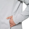 thumbnail image 4 of Mondetta Men's Fleece Full Zip Waffle Knit Jacket (Grey, X-Large), 4 of 4