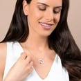 thumbnail image 4 of Engravable Interlocking Double Ring Pendant, 4 of 6