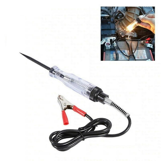 6V 12V 24V DC Car Truck Voltage Circuit Tester VoltMet Long Pen Light Bulb Automobile Maintenance Tools