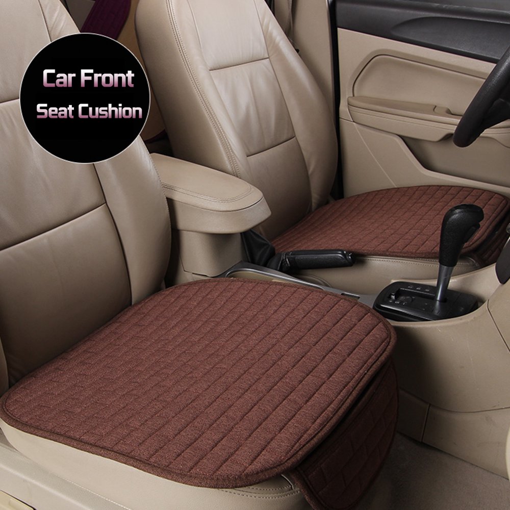 Breathable Pad Chair Cushion 3 Pcs Rear+Front Car Universal Seat Cover