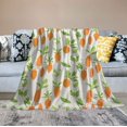 thumbnail image 2 of COMIO Carrots Blanket Flannel Soft Plush Lightweight Luxury Warm Bed Blanket All Season Blankets for Women Men Couch Bed Sofa, 2 of 6