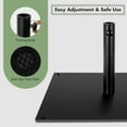 thumbnail image 3 of Topbuy 42 LBS Patio Umbrella Base, Heavy Duty 25” Umbrella Stand, Square Umbrella Base w/4 Anti-slip Pads, 3 of 10