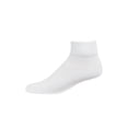thumbnail image 2 of Unisex Diabetic Crew Circulatory Non-Elastic Ankle Length Quarter Socks for Mens & Womens (12 Pairs White, 10-13), 2 of 2