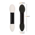 thumbnail image 2 of 100 Pack Disposable Eyeshadow Brush, Double Ended Sponge Eye Shadow Applicator Makeup Brushes - Black, 2 of 5