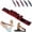 Red#001, variant on Fitness Resistance Band for Stretching and Yoga, Resistance Bands with Handles for Arms, Fashion Puller Exercise, Adjustable Bands for Full Body Stretching Shaping(Purple)